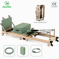 Machine de Pilates Reformer pliable JY, machine de Pilates Reformer en bois, équipement de Pilates