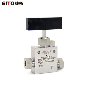 Vanne à aiguille droite manuelle filetée haute pression 316 pour applications énergétiques à l'hydrogène, 60000 psi - Product Image 4