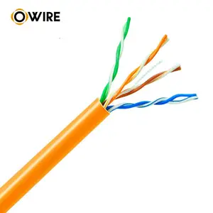 Kabel Owire pabrik di Shenzhen. Luar ganda jaket utp cat6 lan kabel BC atau CCA