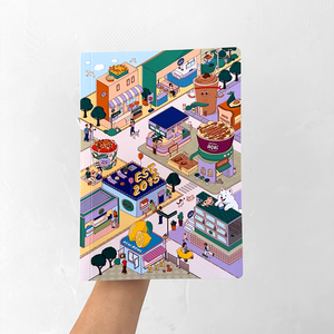 Kawaii Mini Notebook Schattig Dagboek Spiralblok voor Meisjes Schoolleerlingen Gepersonaliseerde Bedrukte Kaft Gepersonaliseerd Cadeauset - Product Image 2