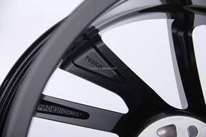 <span class=keywords><strong>ล้อ</strong></span>แม็กซ์อัลลอยด์สำหรับรถยนต์นั่งส่วนบุคคล ขนาด 16-24 นิ้ว แบบหลายก้าน สีดำหน้าเจียร ผลิตโดย Che Pan Customized - Product Image 6