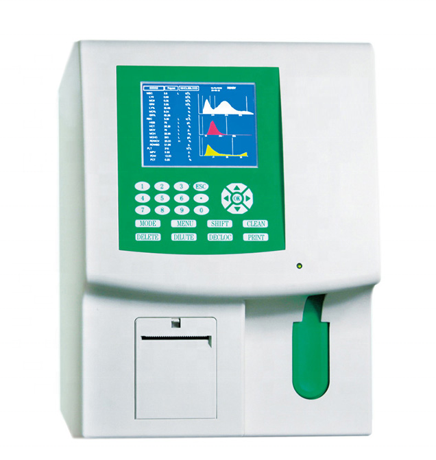 Hematology analyzer CBC machine 3 parts blood cell count lab hematologic blood test human vet animals clinical analyzer