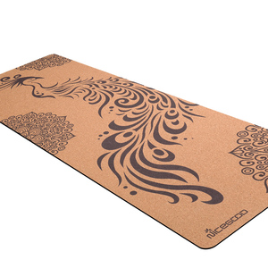 Tapis de <span class=keywords><strong>yoga</strong></span> en caoutchouc de liège antidérapant-Matériau durable, écologique, adapté au <span class=keywords><strong>yoga</strong></span> chaud et aux flux d'énergie - Product Image 1