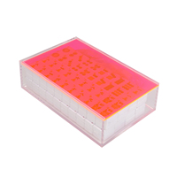 Mini Mahjong américain Sets Custom Modern Family Entertainment Game Mahjong Domino Rummy Tiles for Table Board Game