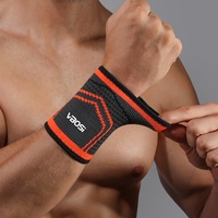 VBOSi 7017B Muñequera de Compresión Deportiva Médica Unisex de Nylon con Bajo MOQ, Banda de Seguridad Absorbente para Tenis, Baloncesto y Fitness