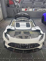 Kit carrosserie en fibre de carbone de style ZS pour Mercedes Benz AMG GT GTS GTR Pare-chocs Ailes latérales Aile arrière Capot moteur