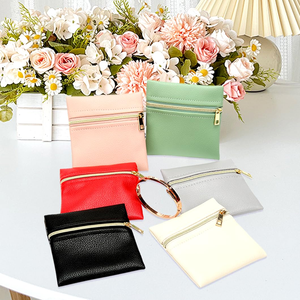 Bolsa de Joyería de Piel Sintética de Alta Gama al por Mayor para Fabricantes, Bolsa con Cremallera para Guardar Joyas, Bolsa de Embalaje para Anillos, Collares y Colgantes - Product Image 4