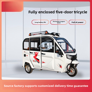 Triciclo Eléctrico Cerrado de Alta Potencia con Frenos de Disco, Seguro para el Transporte, Resistente a la Intemperie, 3 Pasajeros, Capacidad de Carga de 300-400 kg, Largo Alcance - Product Image 6