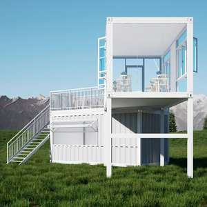 ชั้นบนและชั้นล่างของที่ตั้งแคมป์บ้านเคลื่อนที่เป็นตู้คอนเทนเนอร์สำเร็จรูปซึ่งสามารถปรับแต่งได้ - Product Image 2