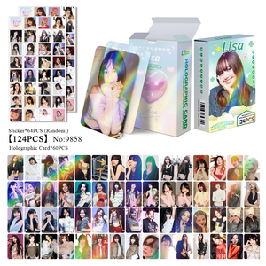 การ์ดโฮโลแกรม BL-DEADLINE 124 ชิ้น มินิอัลบั้มการ์ดรูปภาพ LISA JENNIE <span class=keywords><strong>JISOO</strong></span> การ์ดสินค้าของเหล่าเซเลบริตี้ - Product Image 5