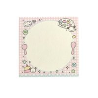 Onglets autocollants Kawaii Chiot sans adhésif, inscriptibles, marque-pages, bloc-notes, pour journal, papeterie DIY, notes autocollantes pour carnet