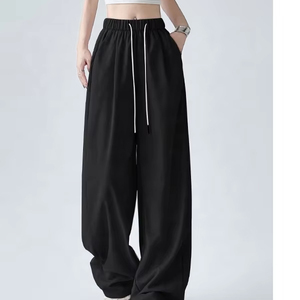 Pantalones Anchos Plisados de Seda de Hielo Casuales - Product Image 1