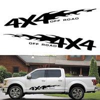 Autocollant de voiture tout-terrain FX4, 2 pièces, pour Ford Ranger Raptor F150 Mitsubishi L200 Isuzu Dma Nissan NAVARA Toyota Hilux, accessoires pour pick-up
