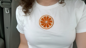 งานปักลูกปัดรูปมะละกอทรงวงรี ทำมือ สำหรับตกแต่งเสื้อผ้า - Product Image 4