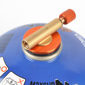 Valvola di controllo Cartuccia di <span class=keywords><strong>Gas</strong></span> da campeggio stufa a <span class=keywords><strong>gas</strong></span> collegare adattatore in ottone Accessori Per Esterni - Product Image 5