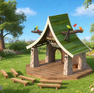 S116 Équipement de jeu en bois pour extérieur et intérieur, pour complexes hôteliers, zones panoramiques, parcs d'attractions, parcs et pavillons d'attractions touristiques - Product Image 5