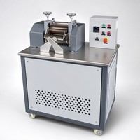 Machine de granulation de plastique à deux rouleaux en acier inoxydable pour aliments et produits médicaux, mélangeur-granulateur de composés PE PP, CE ISO