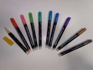 Crayons marqueurs de peinture à paillettes acryliques <span class=keywords><strong>pour</strong></span> scrapbooking et bricolage peinture rupestre stylos à colorier et marqueurs, marqueurs à paillettes - Product Image 3