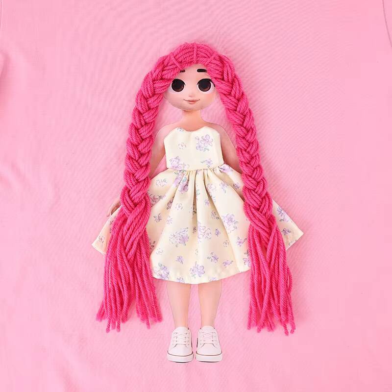 Coiffure rose - 5