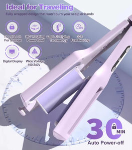 Rizador de Pelo Multifuncional con Tamaños Ajustables de 0.75, 1, 1.5 y 1.25 Pulgadas, Rizador Iónico para Ondas Profundas y Rizos Tipo Huevo - Product Image 5