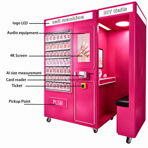Distributeur automatique de vernis à ongles DIY, <span class=keywords><strong>kiosque</strong></span> de manucure <span class=keywords><strong>en</strong></span> libre-service avec présentoir pour faux ongles, pour les magasins de beauté commerciaux - Product Image 4