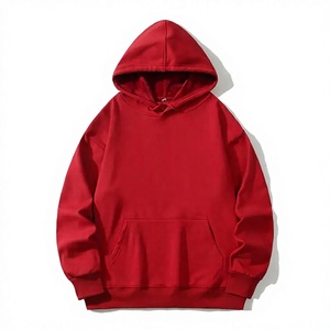 Sweat-shirt à capuche décontracté pour homme, couleur marine unie, manches longues, poche kangourou, mode hiver - Product Image 2