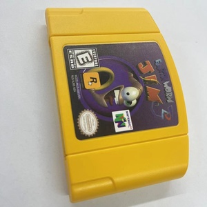 USA Version NTSC Anglais pour Consoles N64 Cartouches de jeux vidéo Earthwork <span class=keywords><strong>Jim</strong></span> 3D pour Console <span class=keywords><strong>Nintendo</strong></span> 64 - Product Image 3