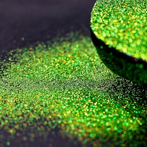 Poudre de paillettes fines décoratives en gros, sacs de 50g, paillettes holographiques en polyester pour artisanat, résine, gobelets et nail art - Product Image 3
