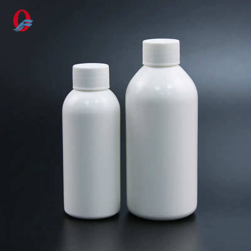 फैक्टरी सीधे 50ML100ML लघु पीपी कॉस्मेटिक लोशन बोतल स्क्रू कैप के साथ सफेद गोल प्लास्टिक तरल विभाजन बोतल