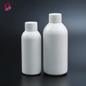 direkt ab werk 50 ml 100 ml kurze pp-flasche für kosmetische lotion weiß runde kunststoffflüssigkeits-split-flasche mit schraubverschlüssen