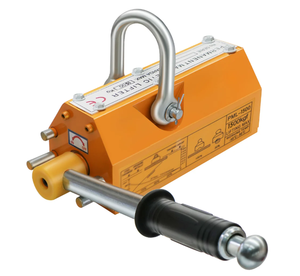 Lève-charge magnétique permanent 3300 lb, aimant de levage avec déclenchement, utilisé dans les grues d'atelier pour soulever des plaques d'acier - Product Image 1