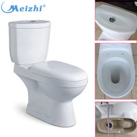 Articles Sanitaires Céramiques pour Salle de Bain : WC et Lavabo Deux Pièces