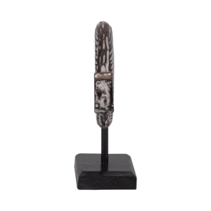 Statuetta di pesce in legno su supporto, scultura costiera per decorazioni domestiche, bagno, ufficio, espositore da scaffale, dettagli intagliati - Product Image 4
