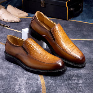 Zapatos Formales de Negocios para Hombre de Alta Calidad - Mocasines de Cuero Genuino Hechos a Mano, Duraderos, con Aumento de Altura, Antideslizantes, para Bodas de Otoño - Product Image 3