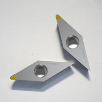 Inserts d'outils de tournage monocristallins Hot Sele MCD Diamond VCGW VCGT pour acrylique Cooper aluminium