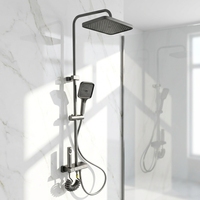Ensemble complet de douche pour salle de bain NES-CA8191 en alliage d'aluminium, kit de douche complet, vente en gros d'usine, système de douche complet