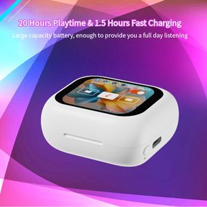 Bt5.4 ANC ENC LCD màn hình cảm ứng TWS Hifi chơi game Earbuds & in-ear tiếng ồn hủy bỏ tai nghe thể thao tai nghe với màn hình cảm ứng - Product Image 5