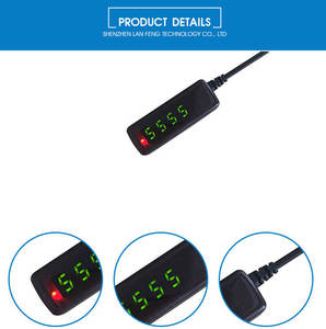 สายรับสัญญาณอินฟราเรด LCN LFN060 HD DVB พร้อมสายต่อขยายอินฟราเรดอัจฉริยะ สาย USB พร้อมจอ LED แสดงผล สายอินฟราเรดสำหรับเสียงรถยนต์  สายหุ้ม PVC ขนาด 5 มม. - Product Image 2
