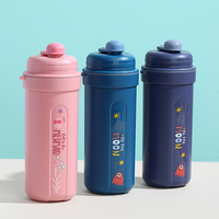 Ensemble boîte à lunch et gourde pour les élèves, boîte à lunch avec gobelet, récipient alimentaire pour enfants et ensemble de gourde