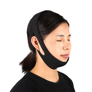 Verstellbarer <span class=keywords><strong>Anti</strong></span>-Schnarch-Kinnriemen Schlaf-Gurt gegen Schnarchen Positionierender Kiefergurt - Product Image 1