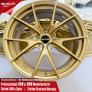 Cerchi in Lega Forgiata APEX Gold VS-5RS 15-22 Pollici 5x120 5x112 per BMW G12 G14 Mercedes-Benz S580 Audi A8 Genesis G80 F87 G82 - Product Image 1