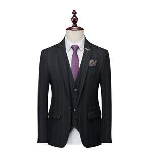 Veste Gilet Pantalon Nouvelle Mode Boutique Plaid Casual Office Business Men Suit Groom Wedding Dress Tuxedo 3 Pcs Blazers Set - Product Image 2