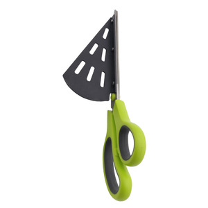 Pizza Cutter <b>Scissors</b> Stainless Steel Greenish Gray Straight Head <b>Kitchen</b> Tool For Home Use - Product Image 4