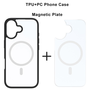 Coque de <span class=keywords><strong>téléphone</strong></span> magnétique personnalisée avec impression UV et plaque détachable pour iPhone 13-17, protection intégrale 360°, coque arrière en TPU+PC - Product Image 5