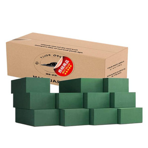 Blocs de mousse florale 22,5x10,5x6,8 cm, éponge absorbante pour arrangements floraux et artisanat - Product Image 1