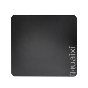 Custom Logo Black Tempered Glass Gaming Mouse Mat Ultra-Smooth Micro-Etched Surface Shatter Resistant with Silicone Base OEM - Product Image 2