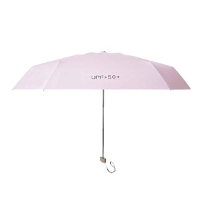 Parapluie manuel multicolore, petit parapluie double usage soleil/pluie, mini capsule, cinq plis, protection UV, parapluie pliable - Product Image 5
