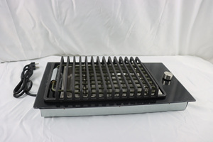 Parrilla de Barbacoa Integrada de 30 cm/11.8 Pulgadas, con Control de Regulación de Energía, Panel de Vidrio Negro y Estante - Product Image 3