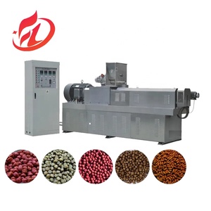Jinan Factory maquinaria de procesamiento de alimentos para peces 200-250 kg/h línea de producción de extrusora de doble tornillo - Product Image 4