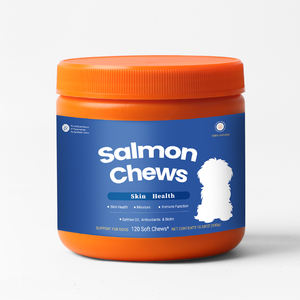 Integratore Alimentare per Cani con Olio di Salmone per Pelle e Pelo Morbidi, Gusto Salmone, Supporto OEM - Product Image 2